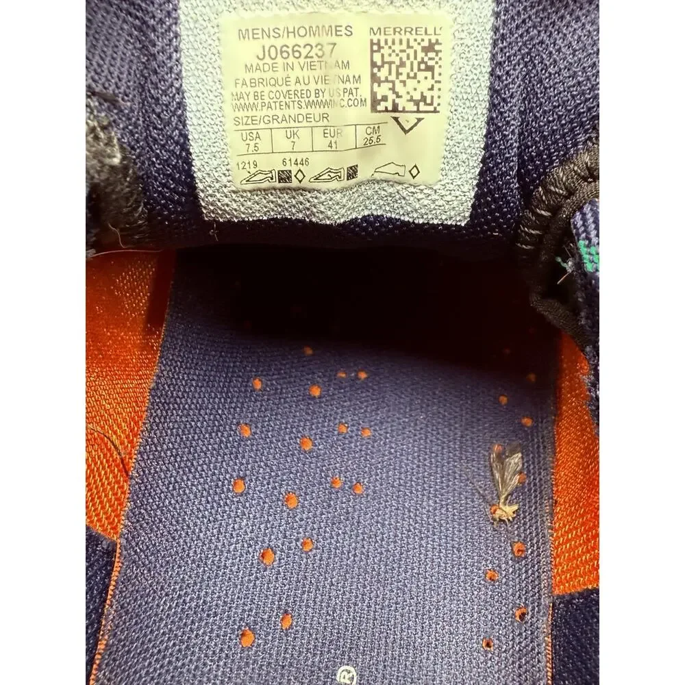 Merrell Mens Orange Hiking Shoes MTL Skyfire Jo66237 Size 7.5